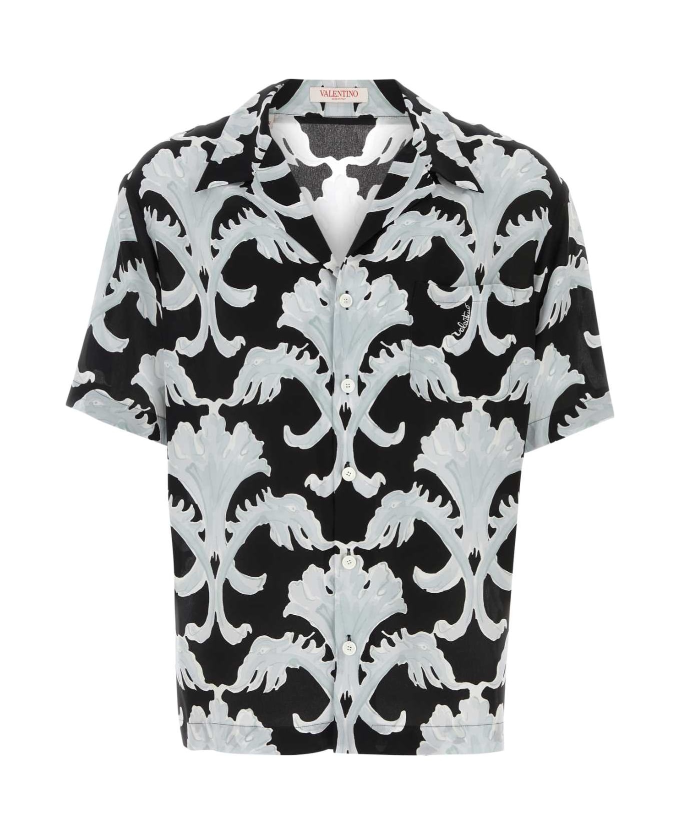 Printed Silk Shirt - 1