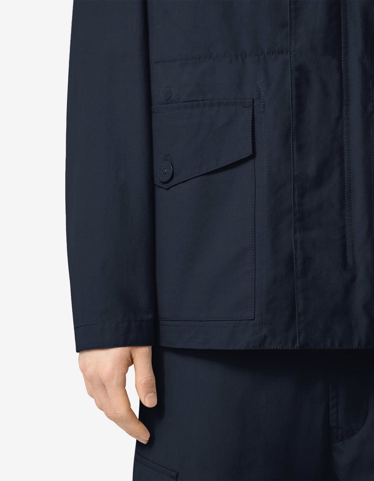 Stone Island Ghost Blue Weatherproof Blazer Jacket - 7