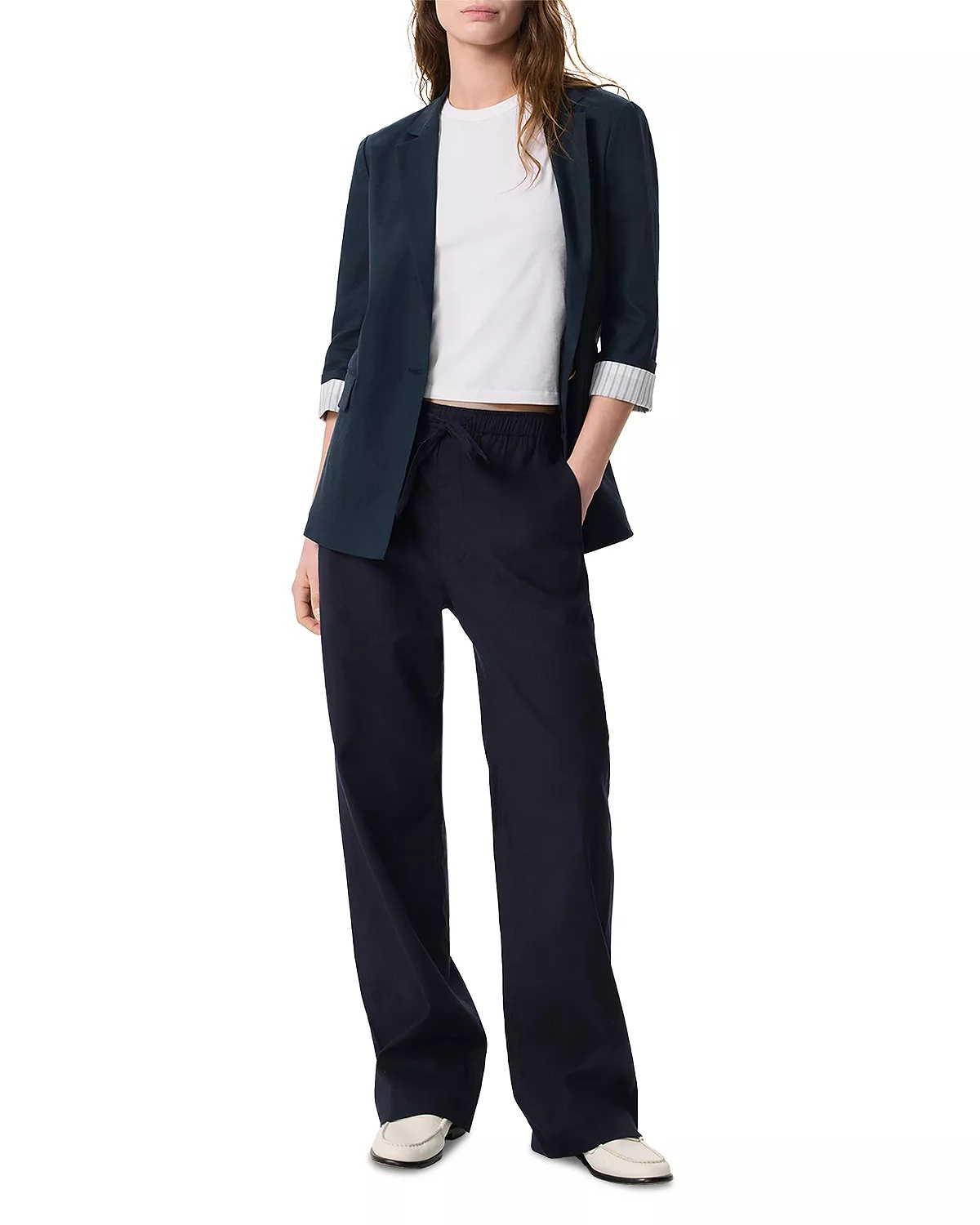 Jennie Contrast Cuff Blazer - 5