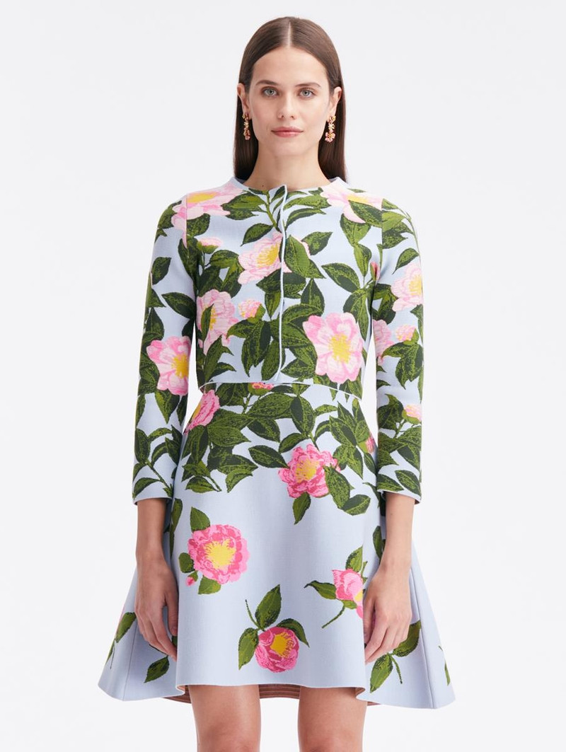 CAMELLIA JACQUARD CARDIGAN 1