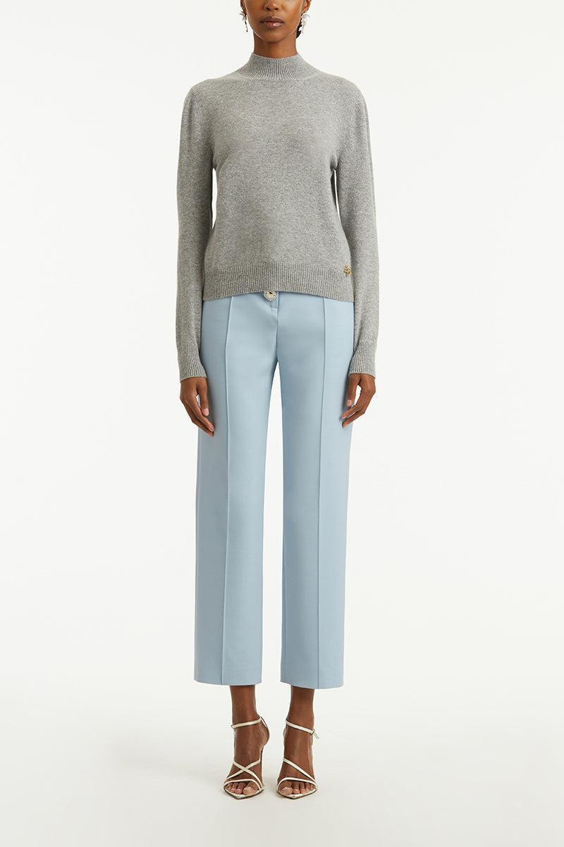 Scarf Mockneck Pullover - 3