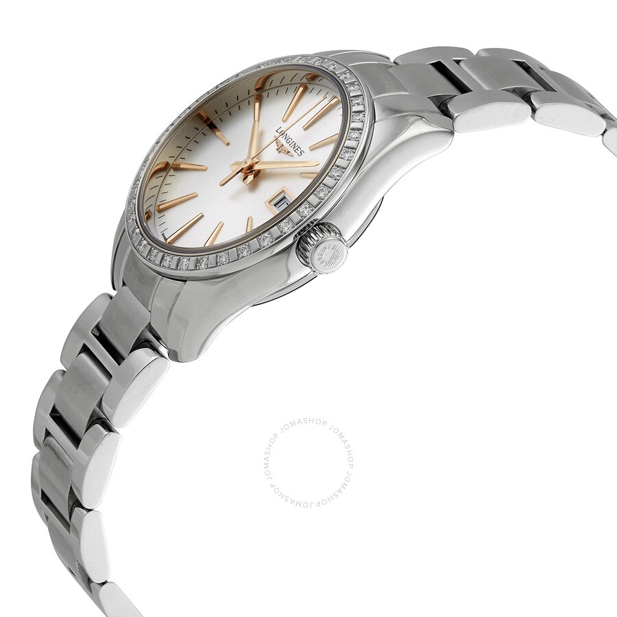 Longines Conquest Classic Quartz Silver Dial Ladies Watch L22860726 - 2