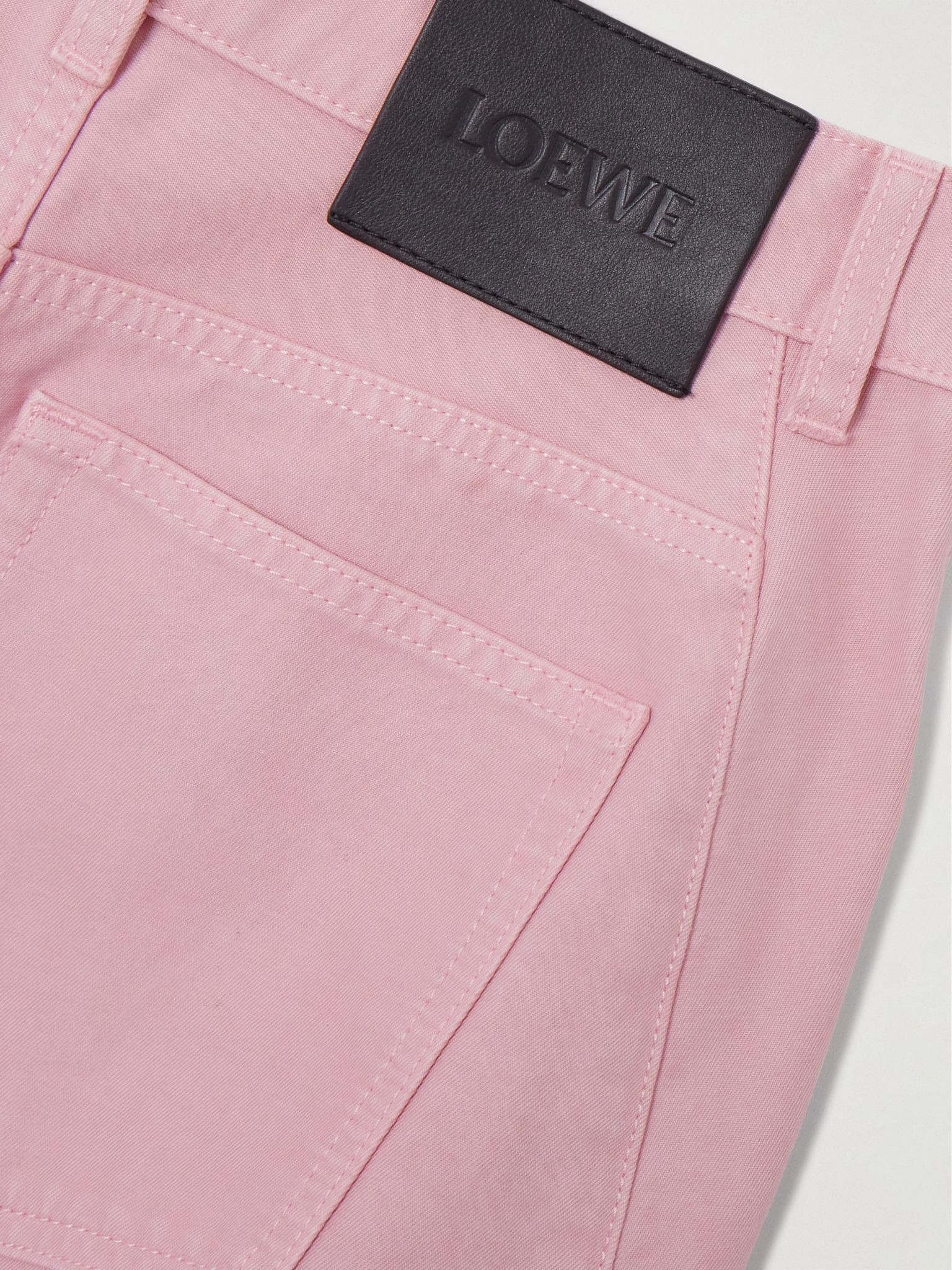 Low-rise barrel-leg jeans Pink - 6