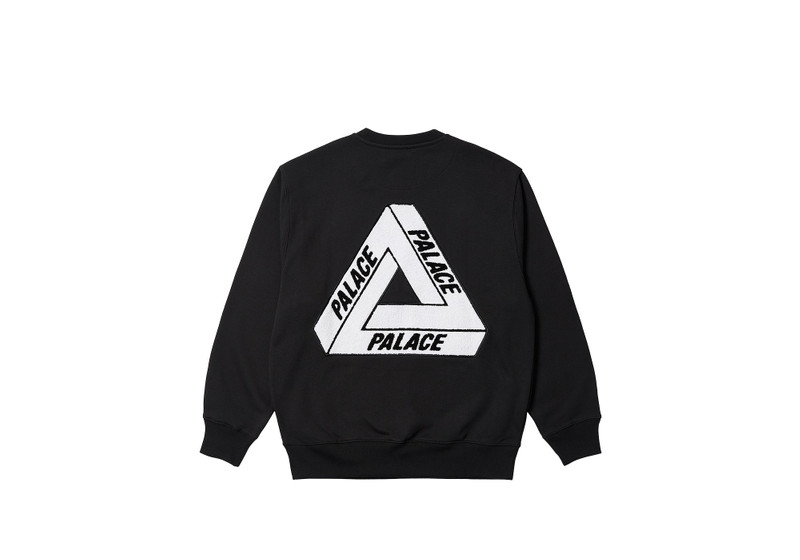 FLEECE TRI-FERG CREW BLACK - 1
