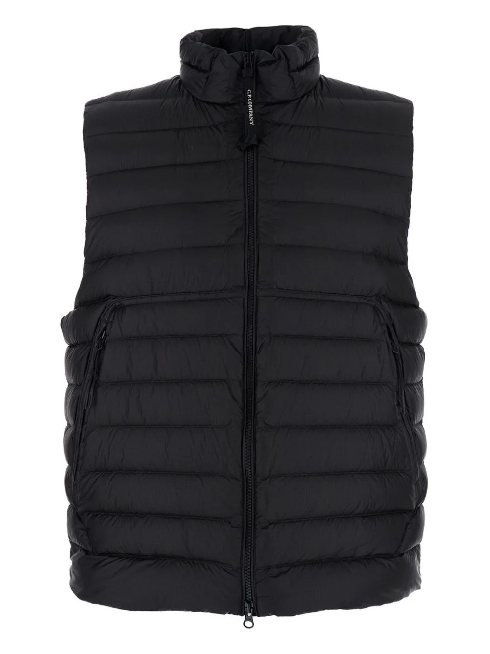 quilted shell gilet - 1