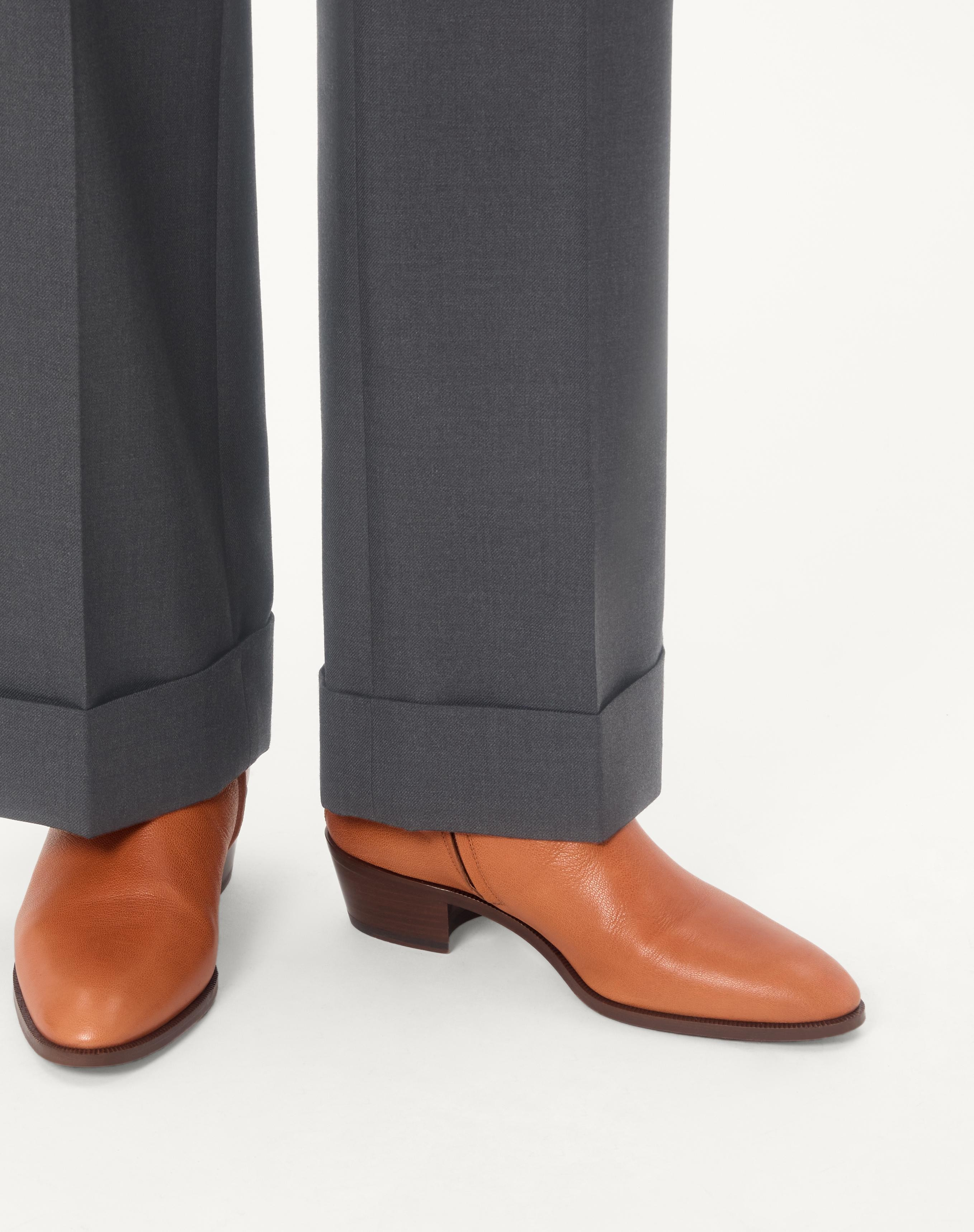 PAT ANKLE BOOT IN KIDSKIN - 2