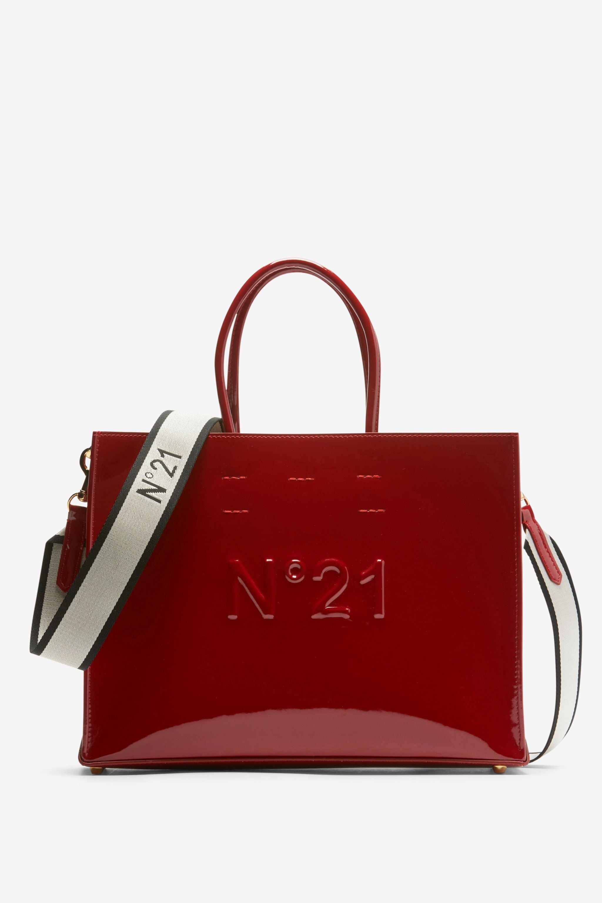 LOGO-EMBOSSED SHOPPER - 1