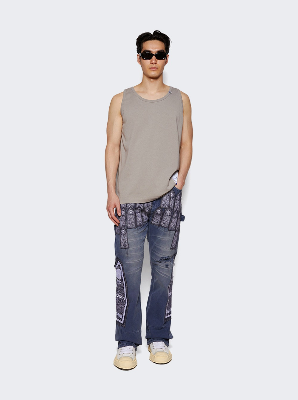 Heavy Weight Tanktop Light Grey - 2