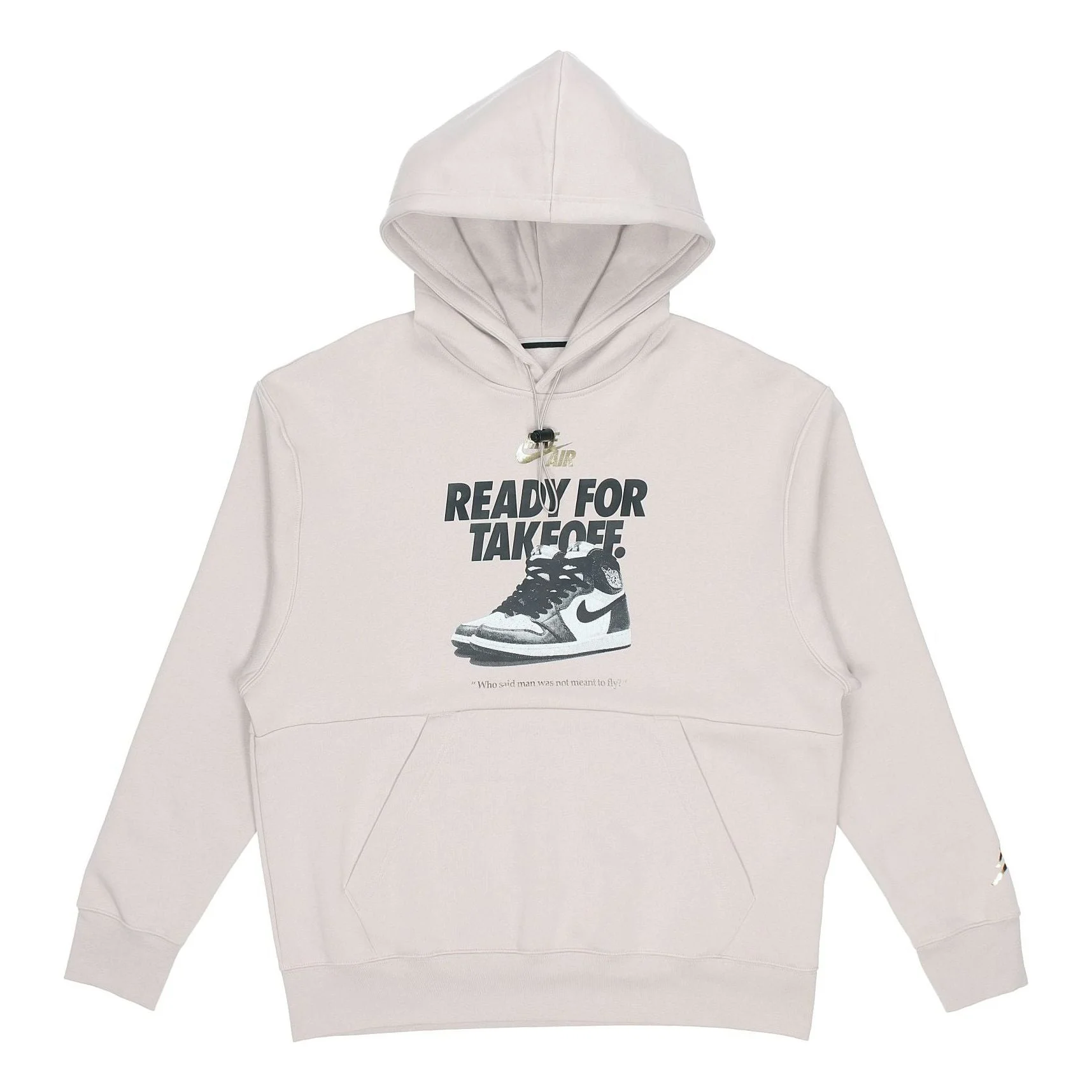 Men's Air Jordan Shoes Alphabet Printing Basketball Sports Fleece Lined Light Khaki DO9152-236 - 1
