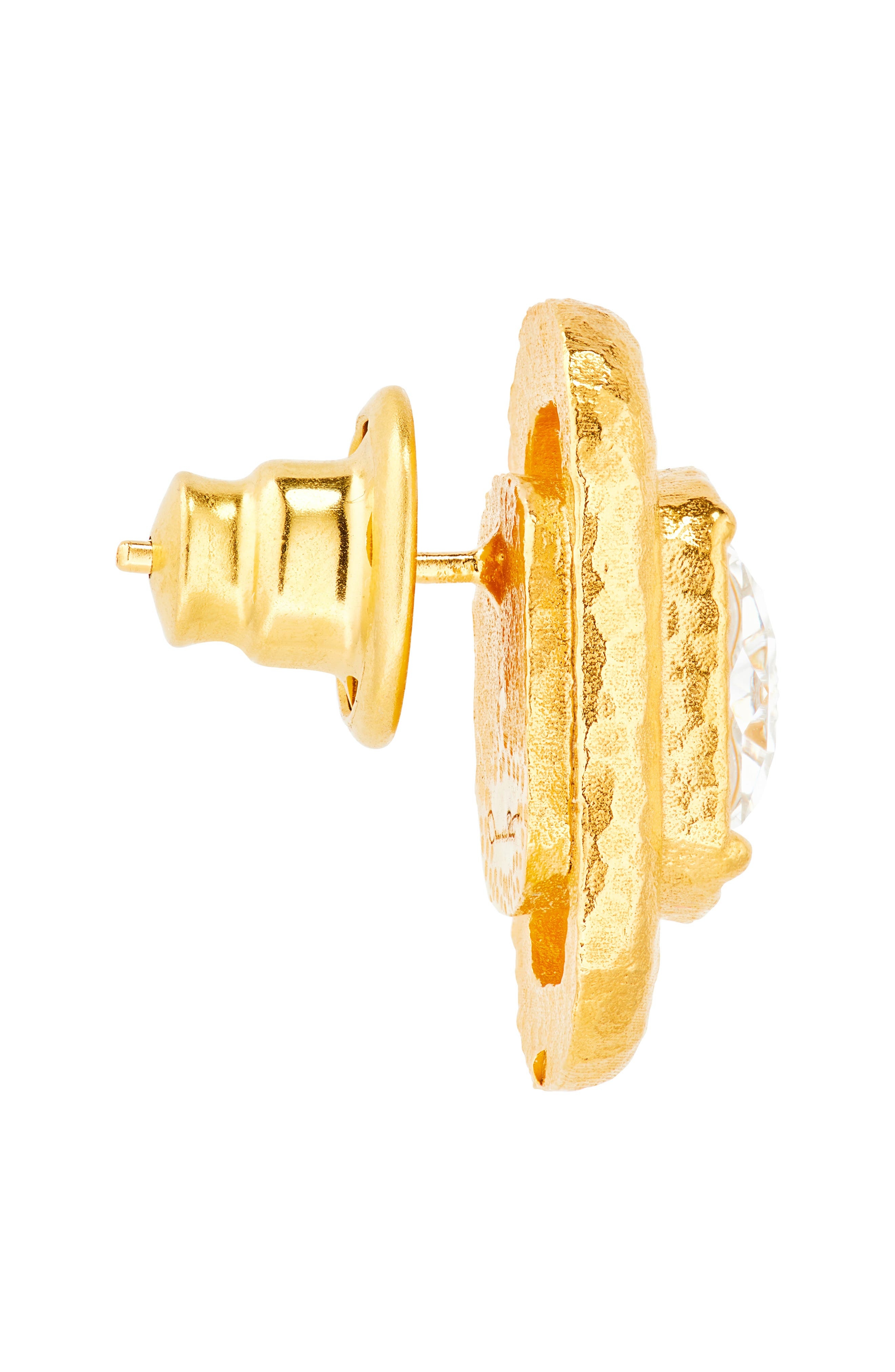 Oscar de la Renta Rectangle Crystal Stud Earrings at Nordstrom - 5