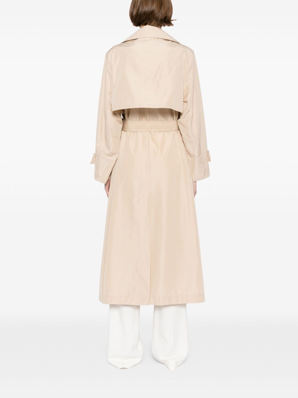 mulberry silk trench coat - 4
