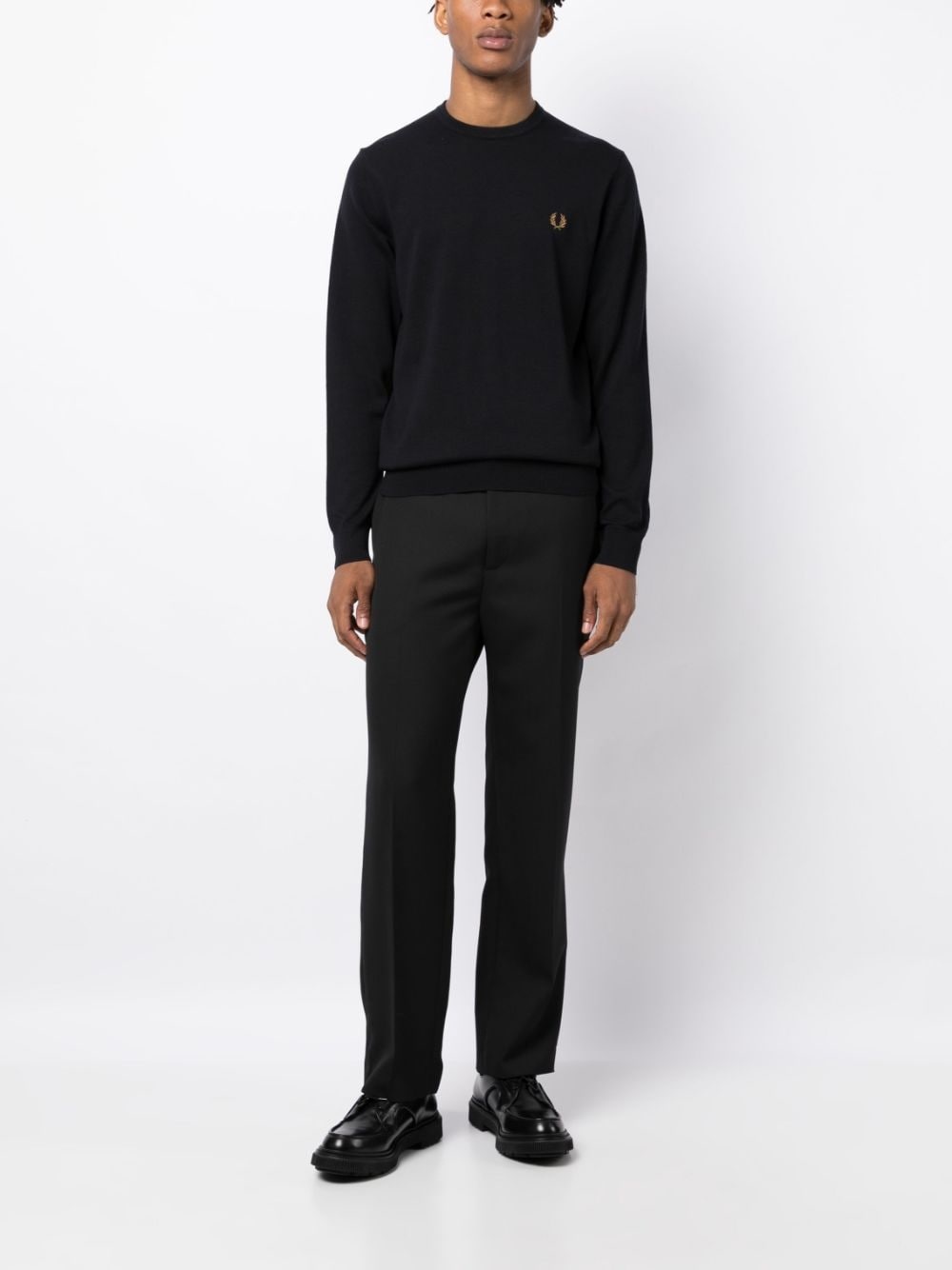 logo-embroidered sweater - 2