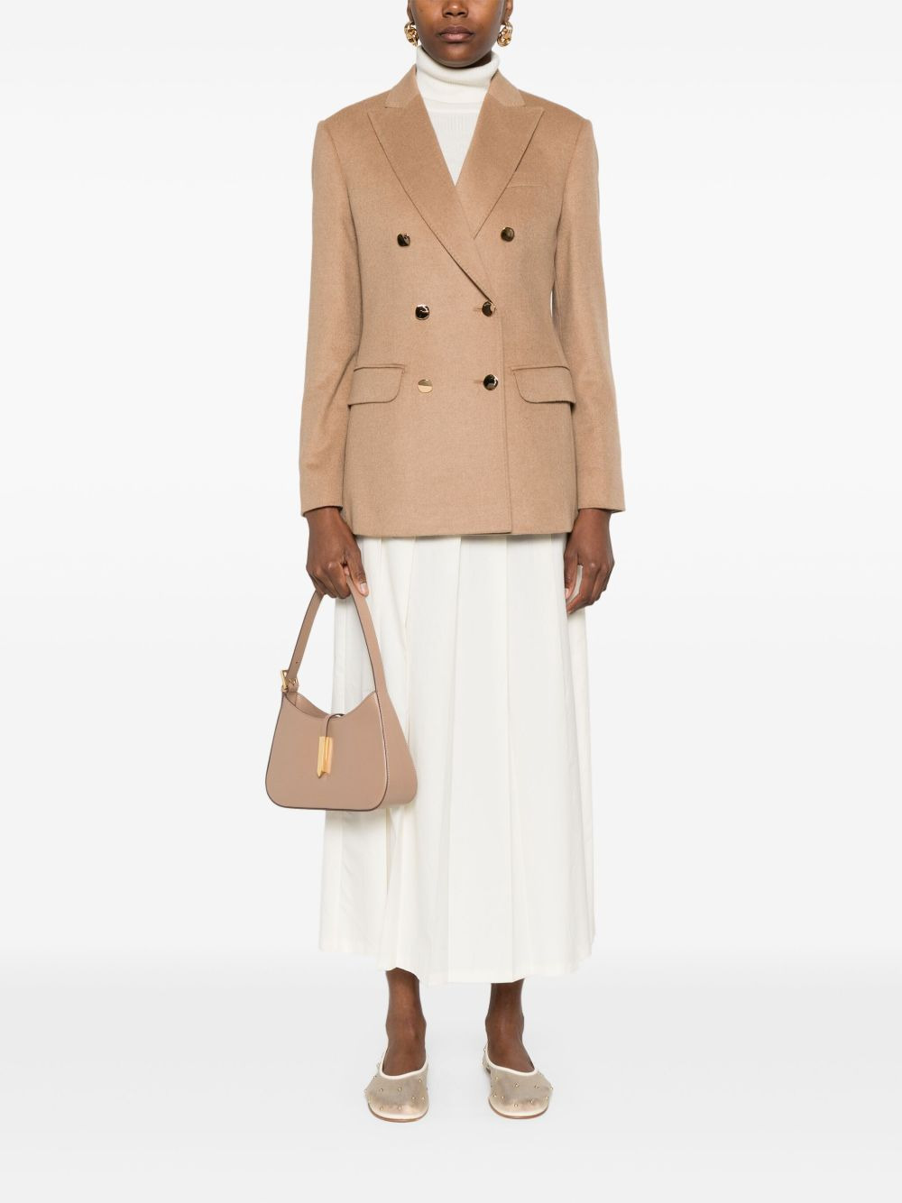Double-Breasted Wool Jacket - 4