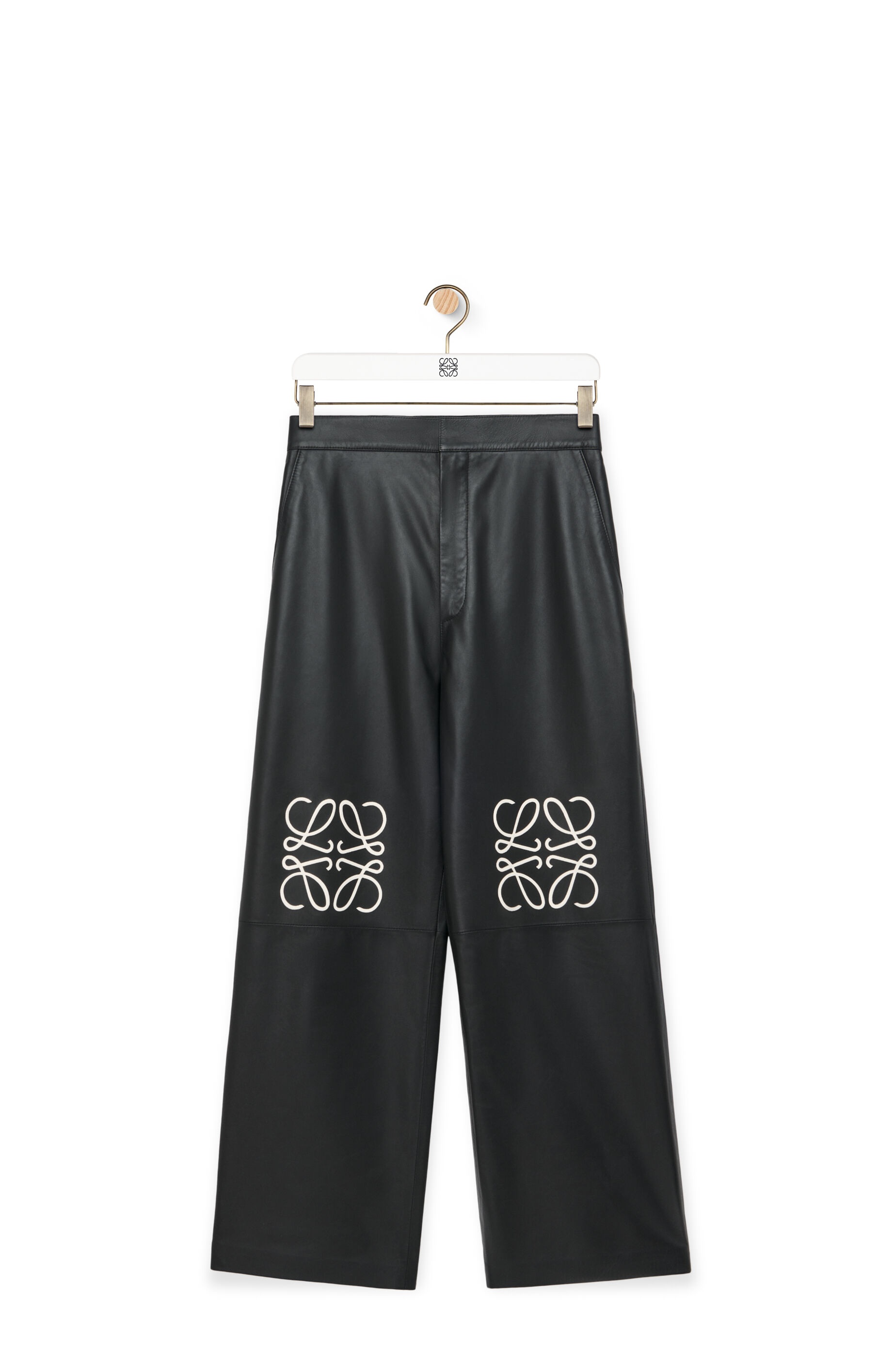 Anagram baggy trousers in nappa lambskin - 1