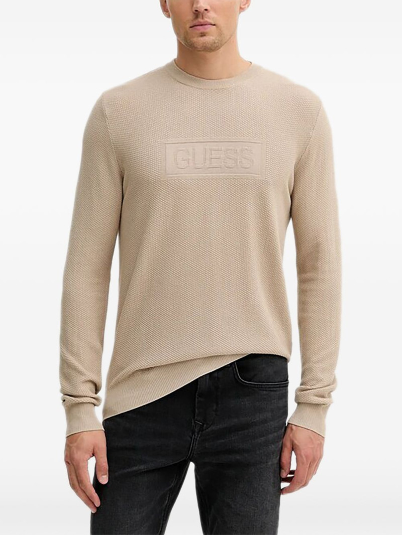 embossed textured sweater 1