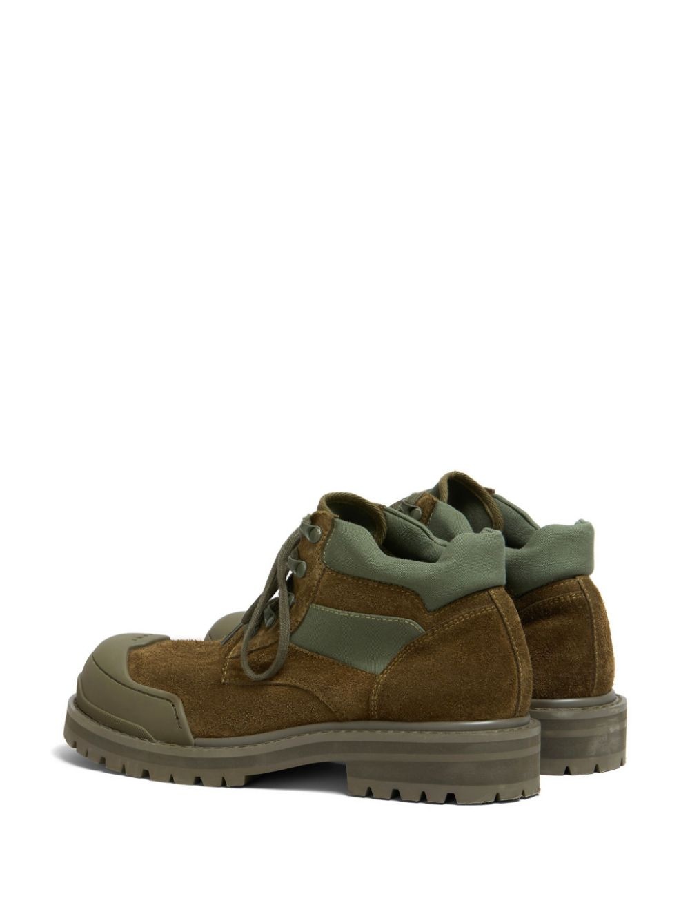 leather lace-up boots - 3