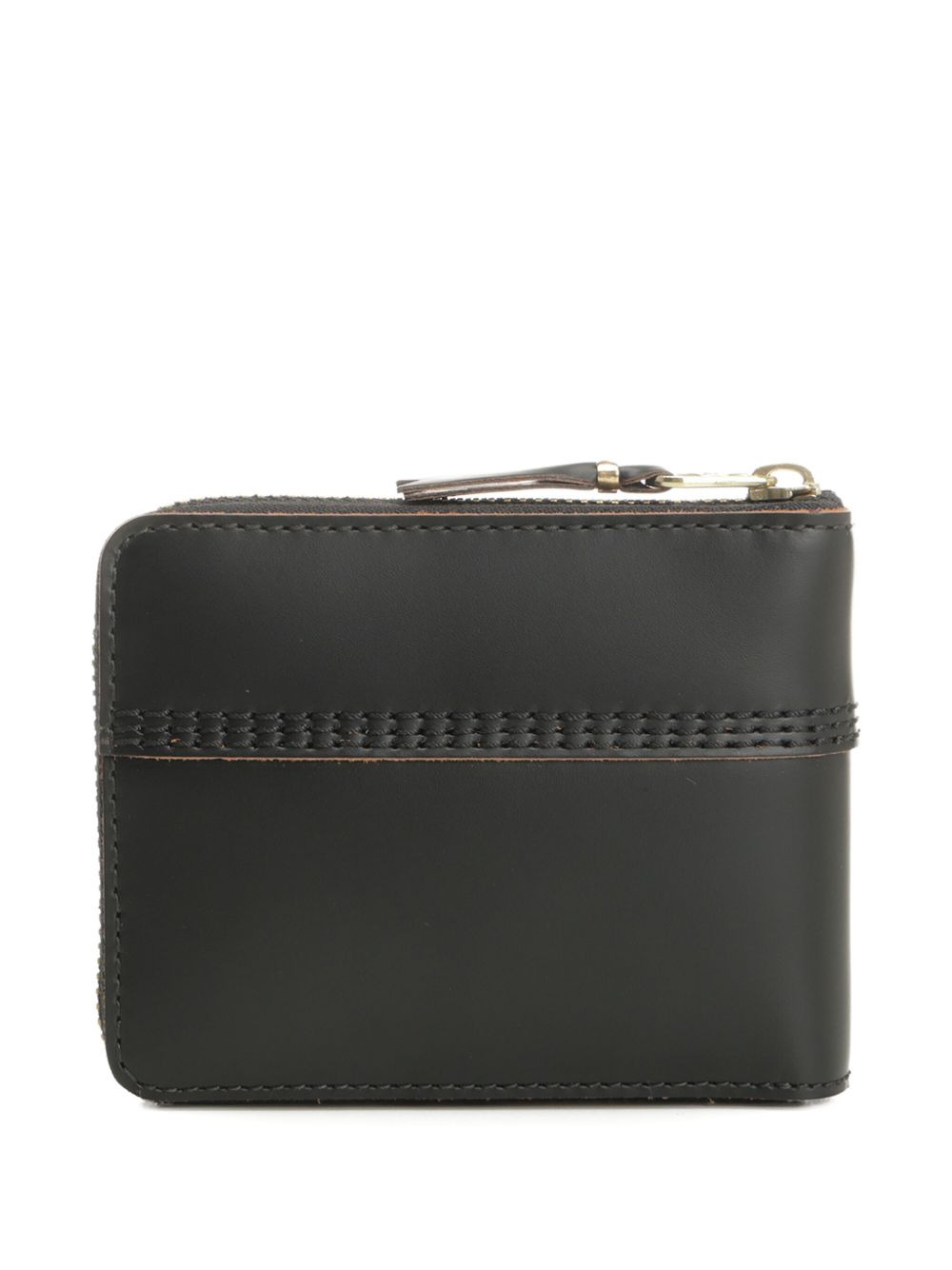 zip-around leather wallet - 3
