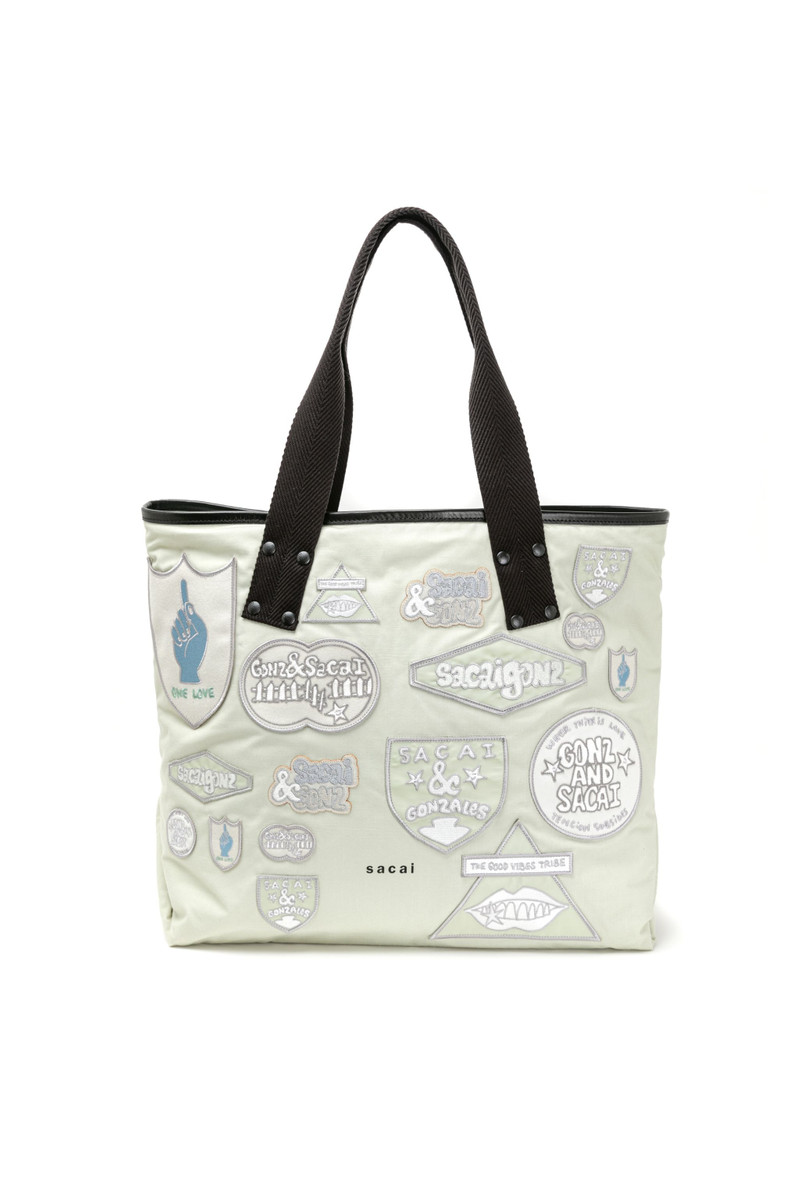 sacai Gonz Multi Patch Tote Large 1