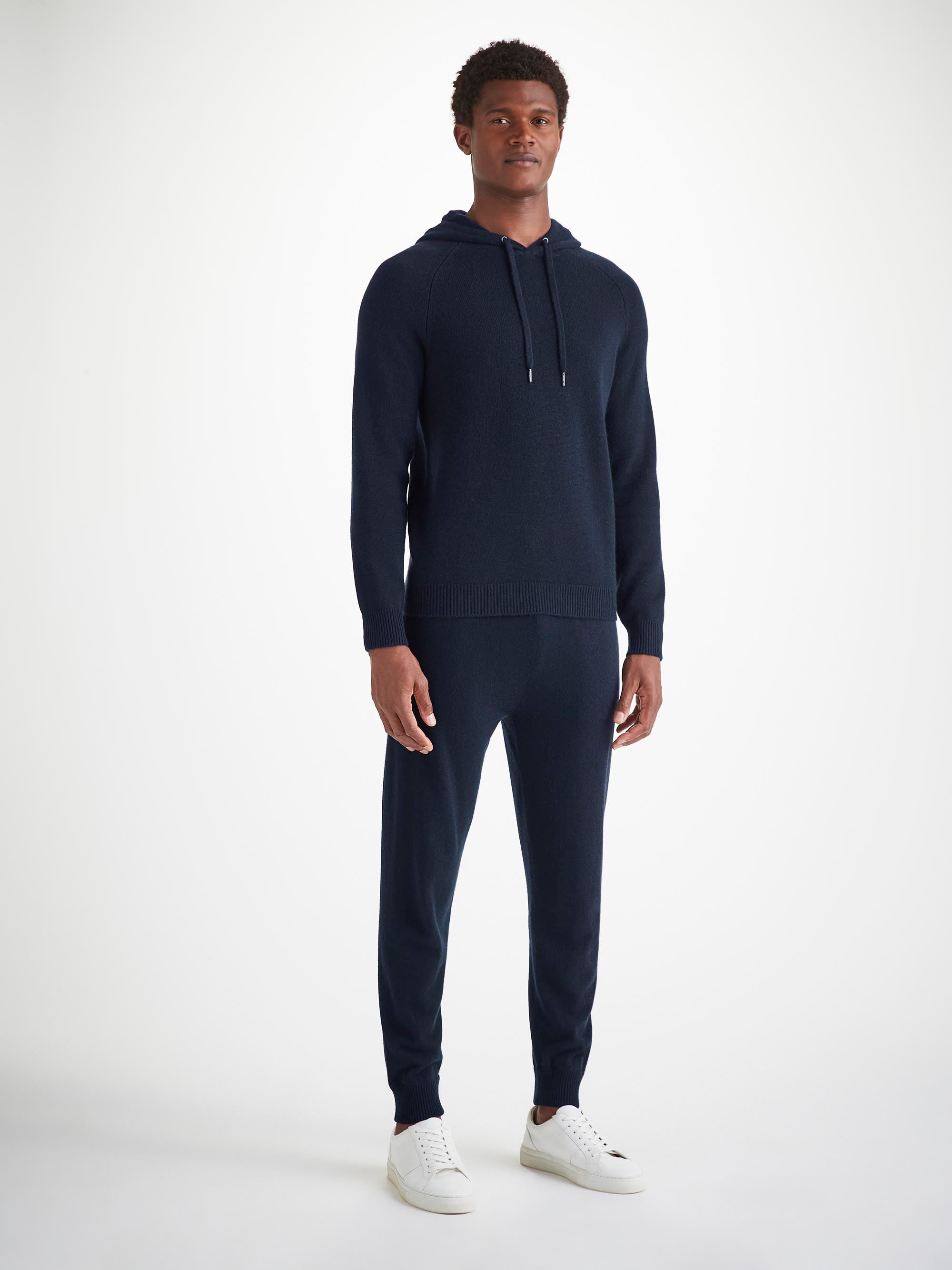 Men's Pullover Hoodie Dominic Cashmere Navy - 3