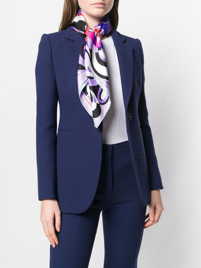 EMILIO PUCCI Fortuna Print Silk-Twill Square Scarf outlook