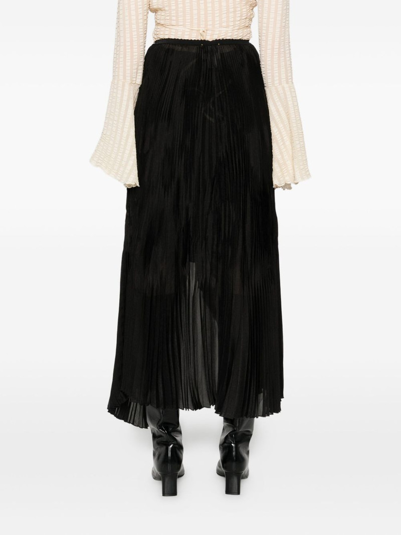 pleated asymmetric skirt 4