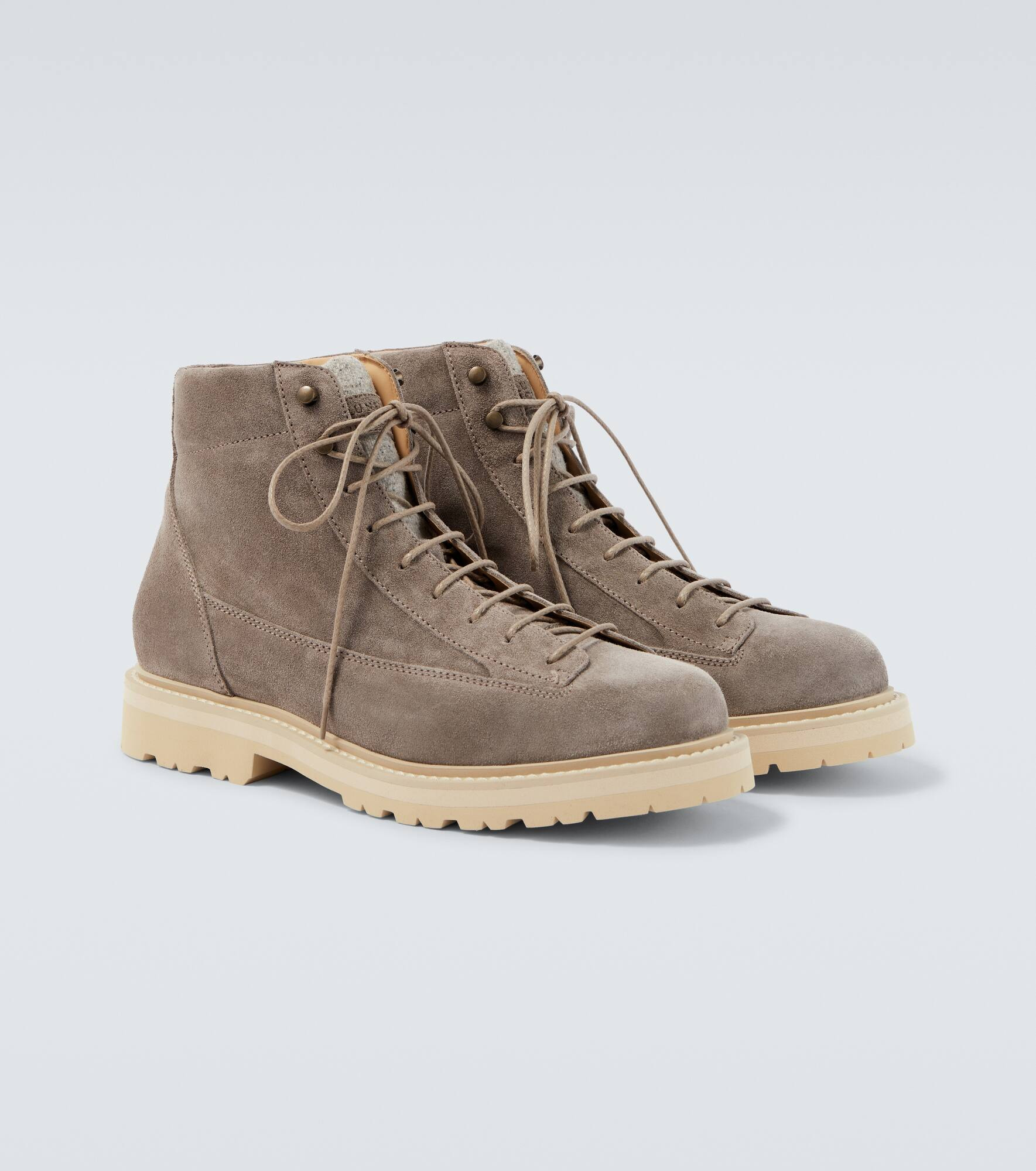 Suede ankle boots - 5