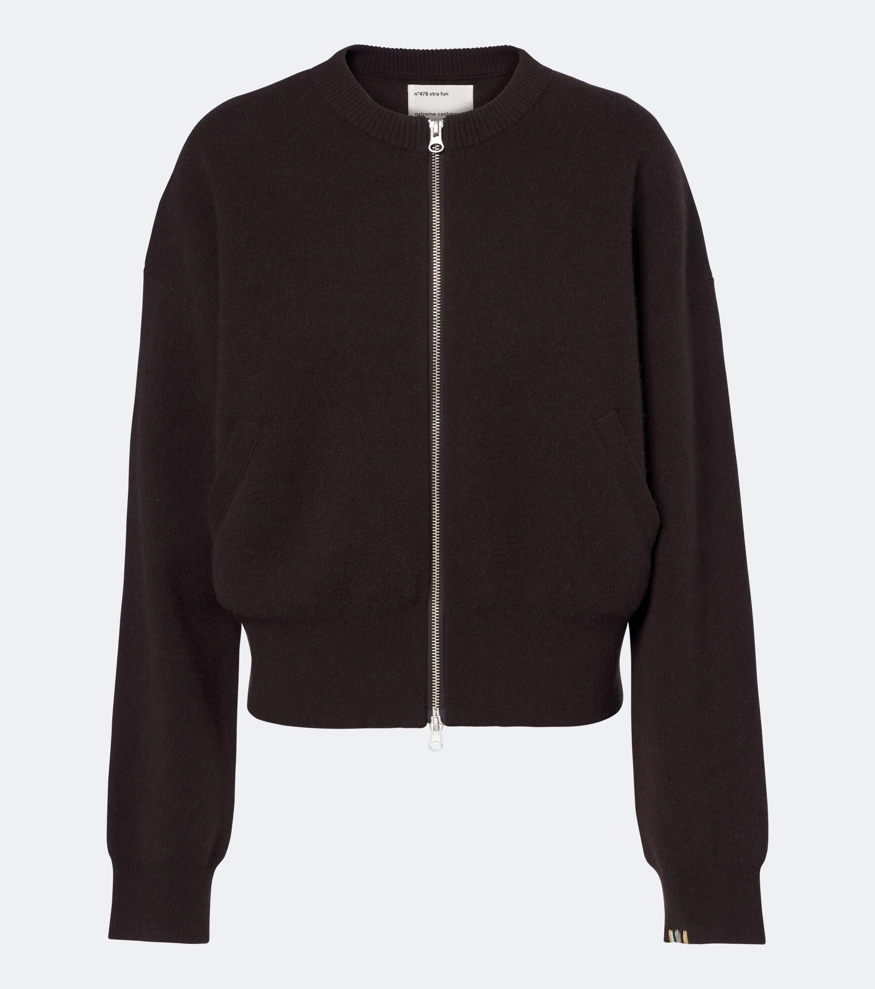 N°478 Xtra Fun cashmere zip-up cardigan - 1