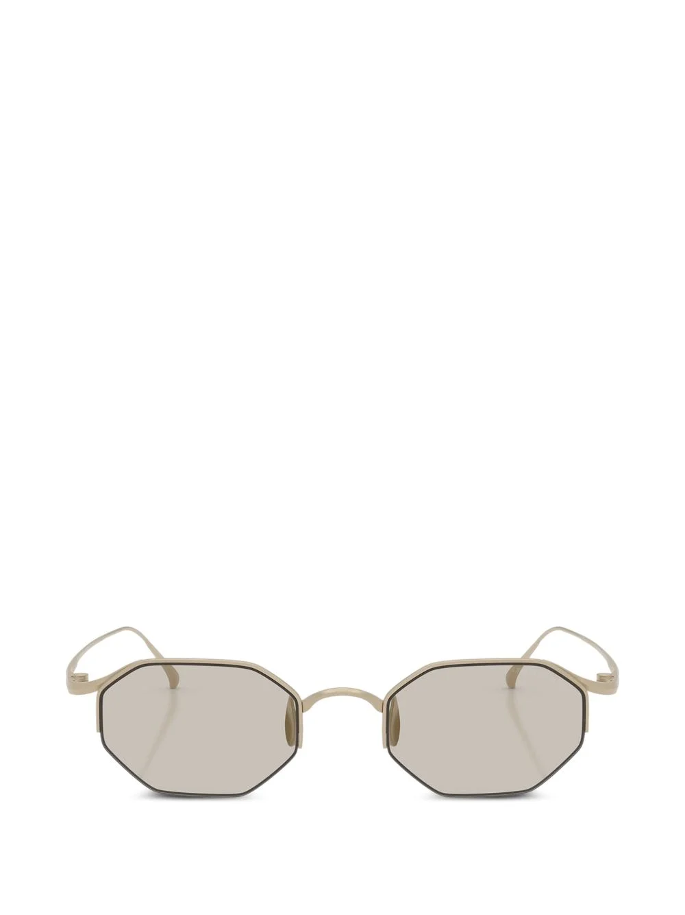 geometric-frame sunglasses - 1