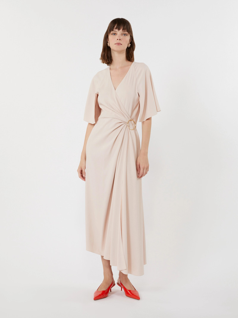 CUPOLA Viscose envers satin dress - POWDER 3