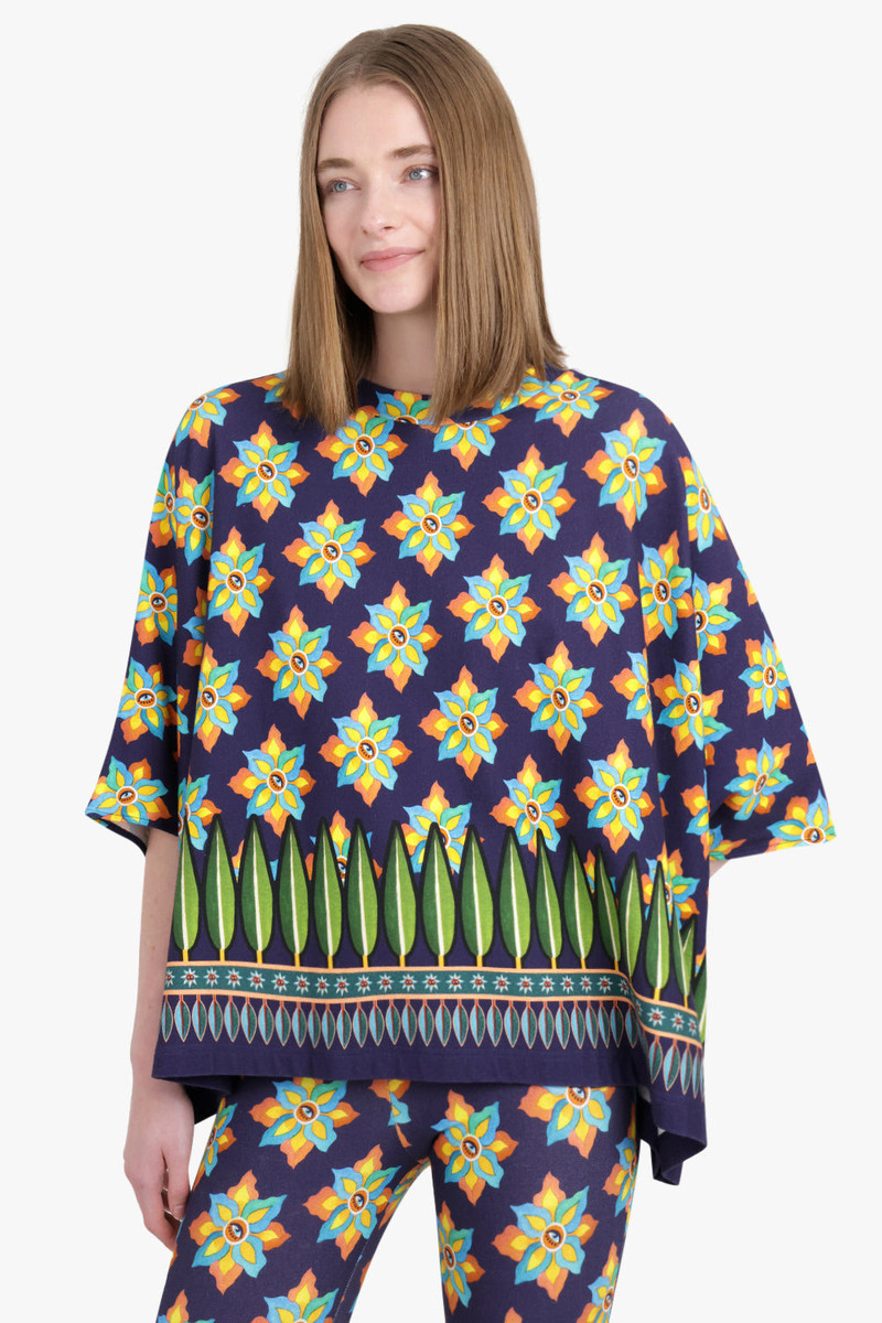La DoubleJ MEDITATION PRINT PONCHO | OCCHI outlook
