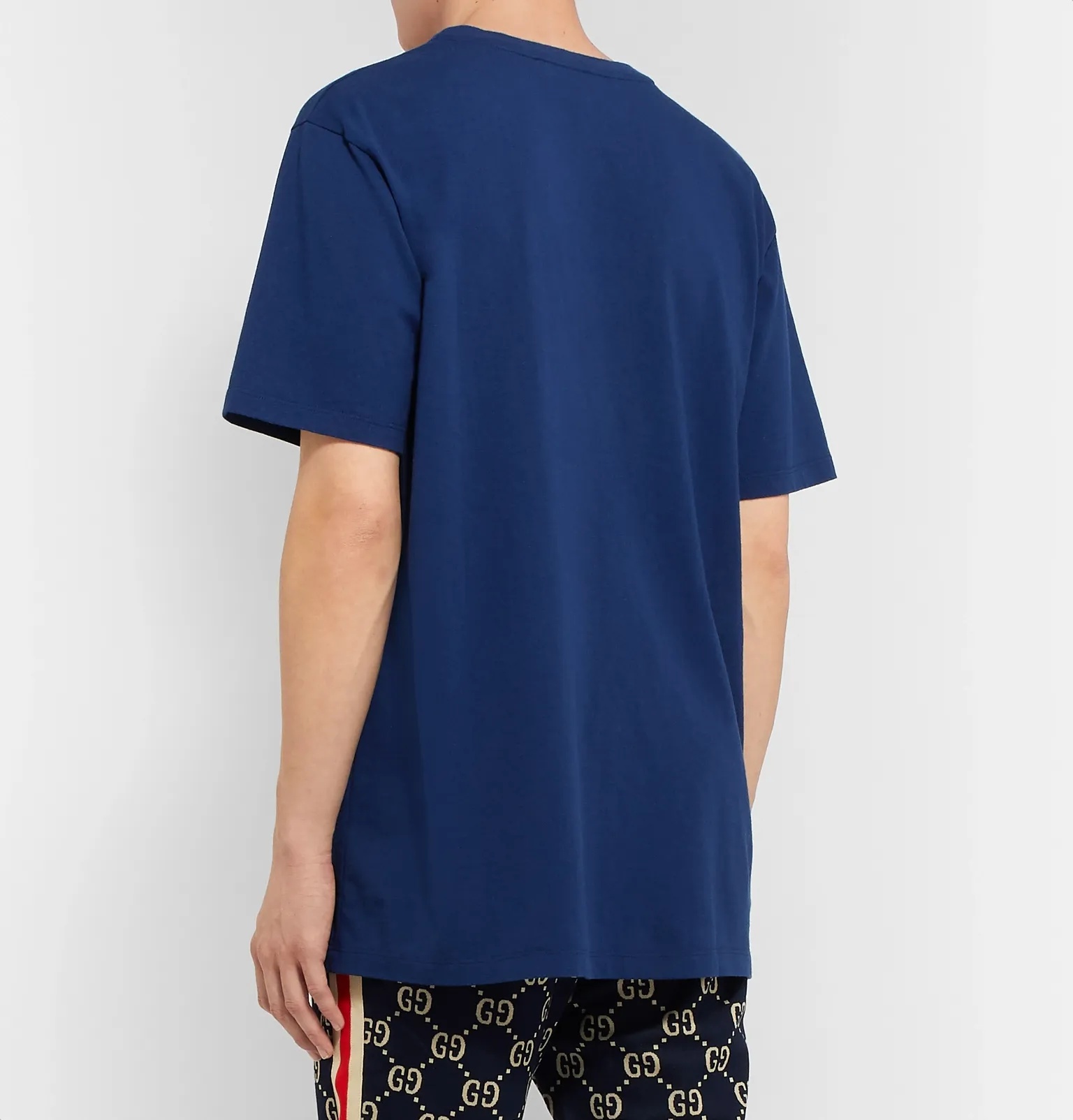 Oversized Logo-Print Cotton-Jersey T-Shirt - 5