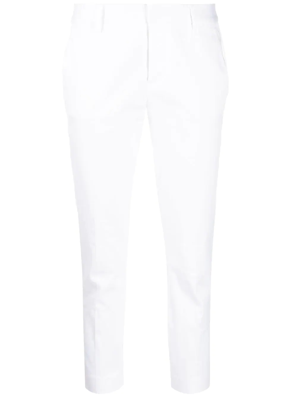 slim-fit cropped trousers - 1