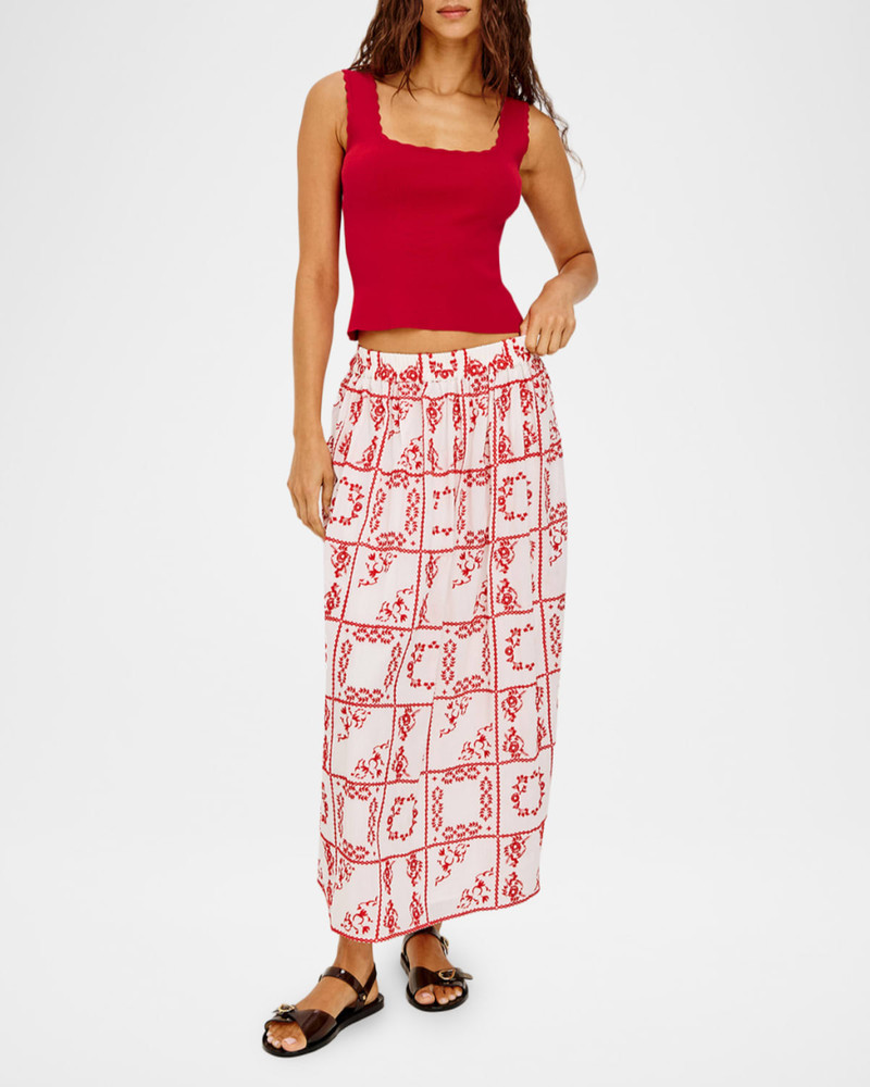 Rails Flore Scalloped Tank Top outlook