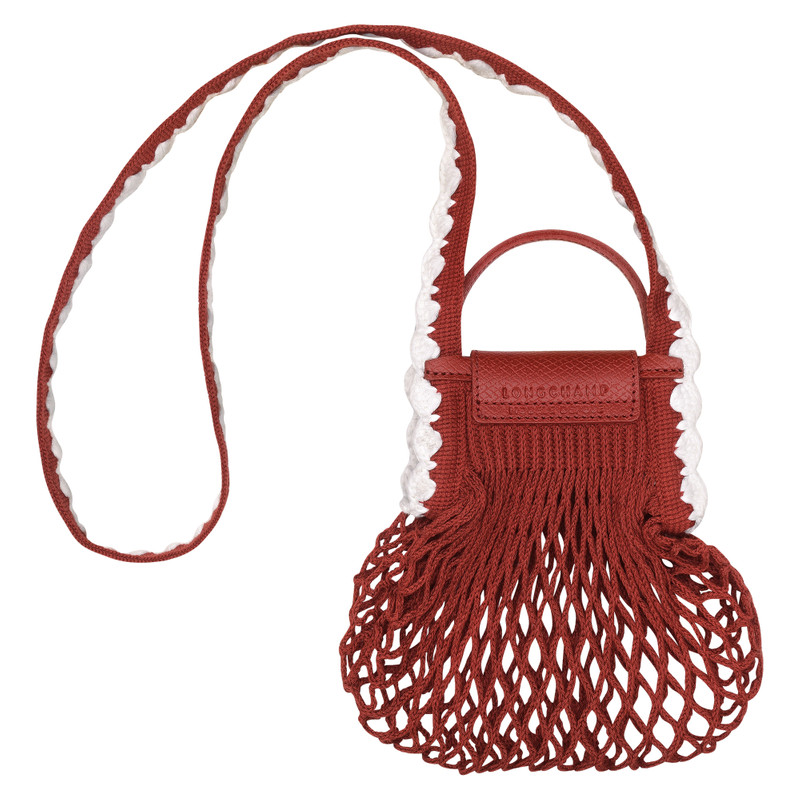 Le Pliage Collection Mesh bag Terracotta - Canvas 4