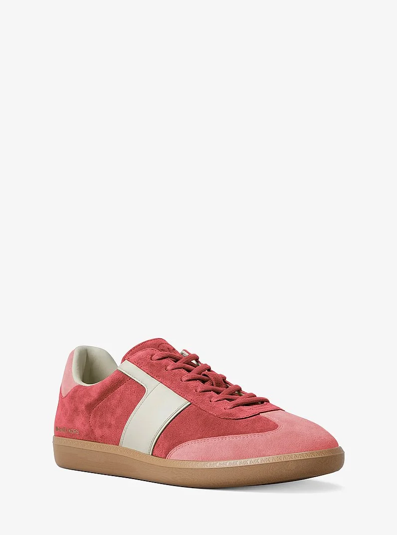 Jovie Color-Block Suede Sneaker - 1