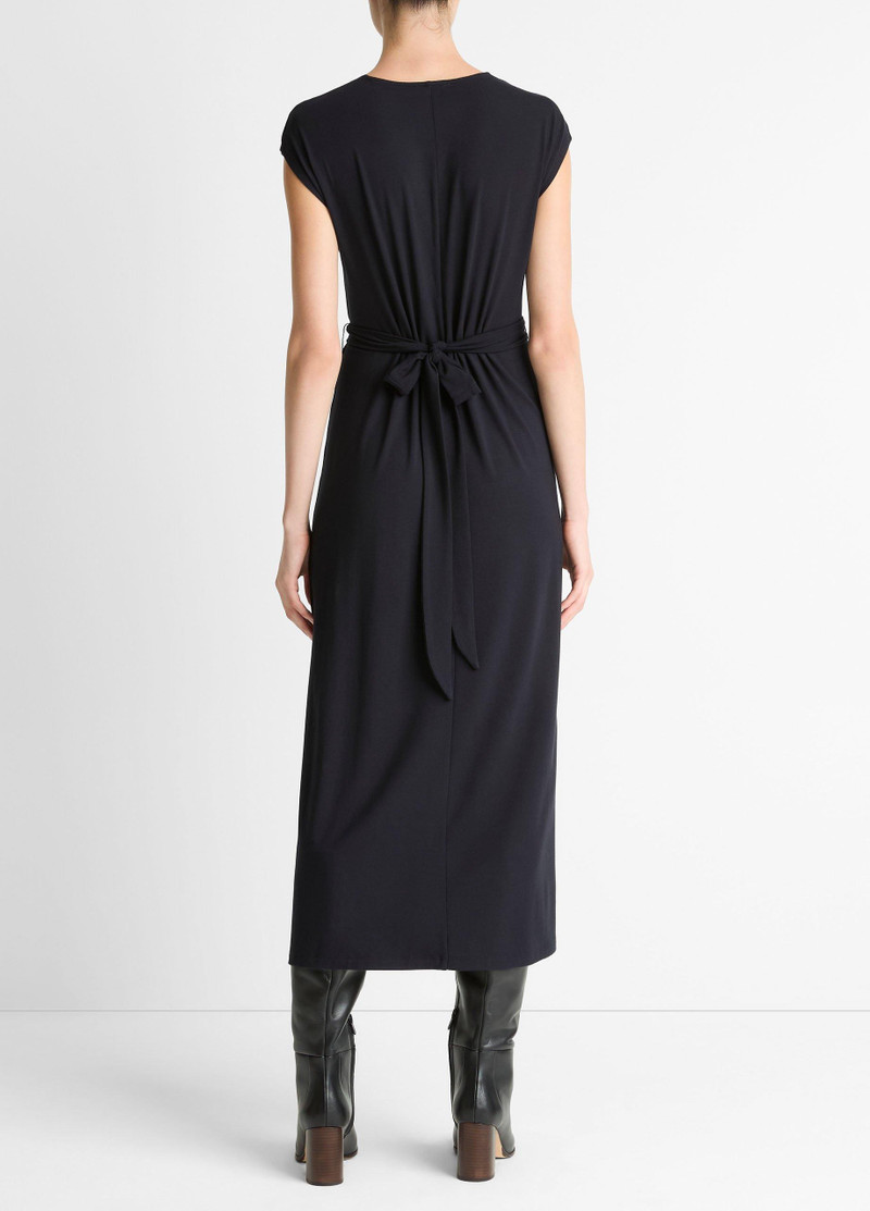 Vince Jersey Wrap Midi Dress outlook
