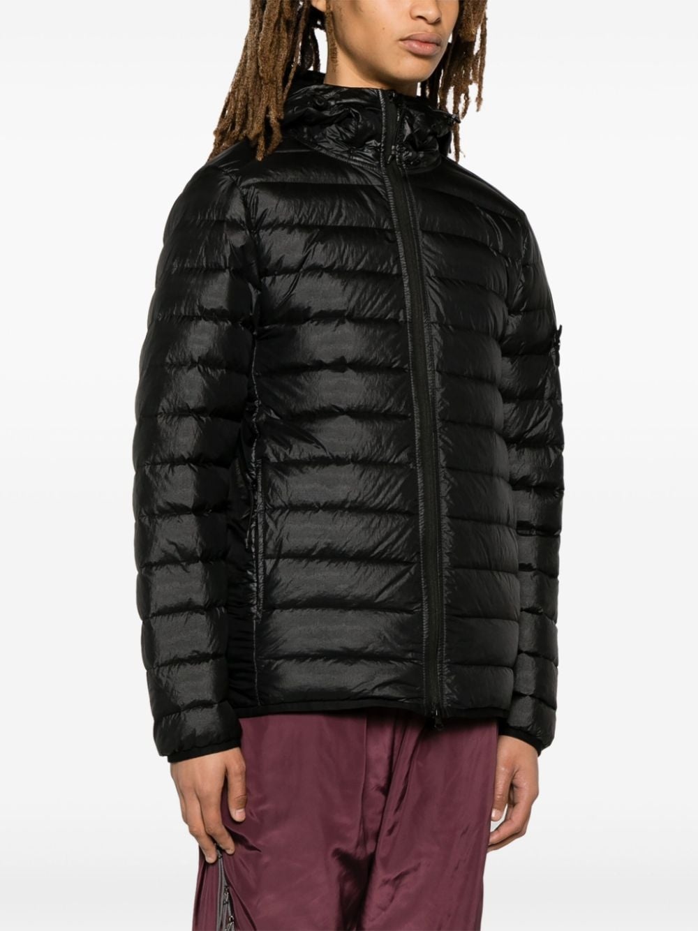 Stone Island Compass-patch quilted gilet - Black