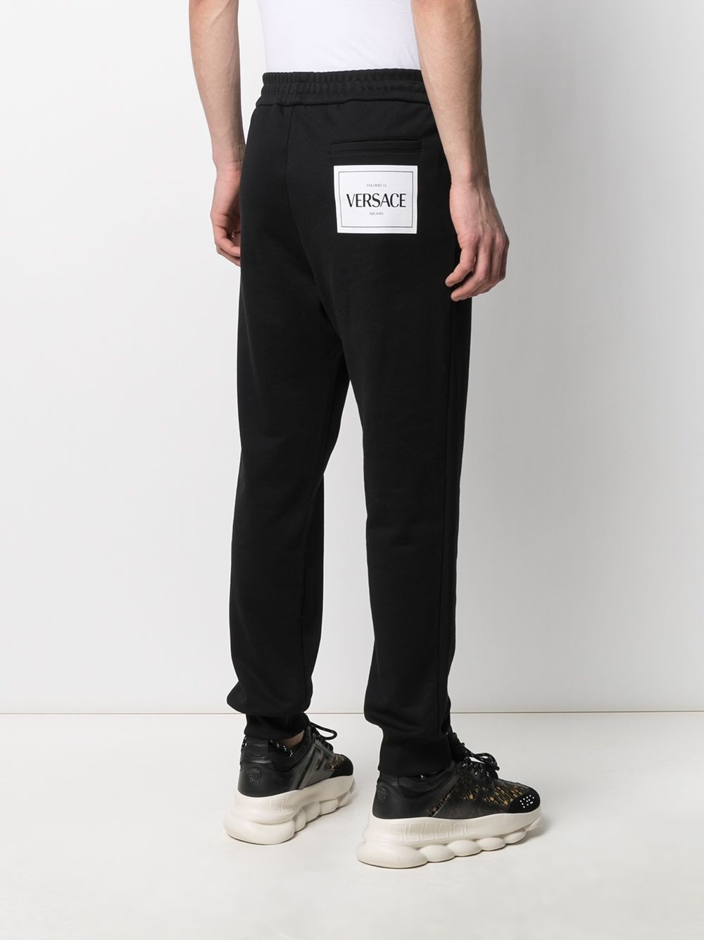 logo-patch track pants - 3