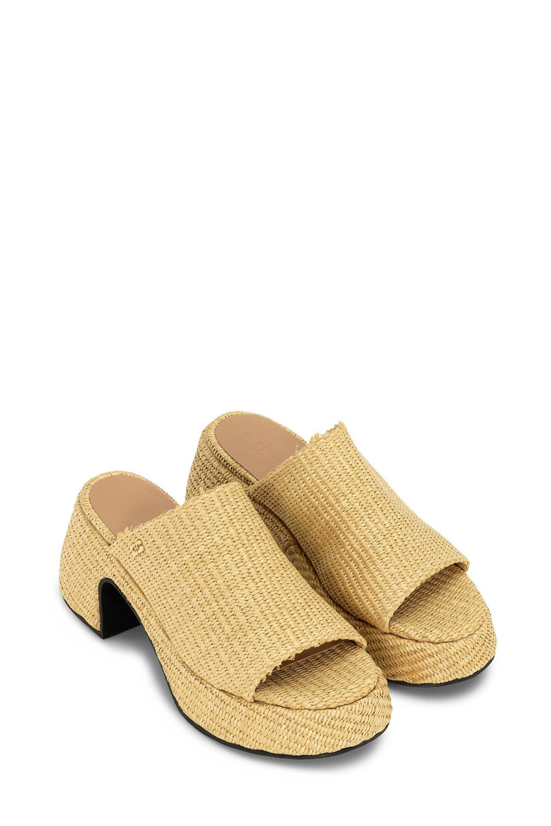 BUTTERFLY 플랫폼 RAFFIA SANDALS 2