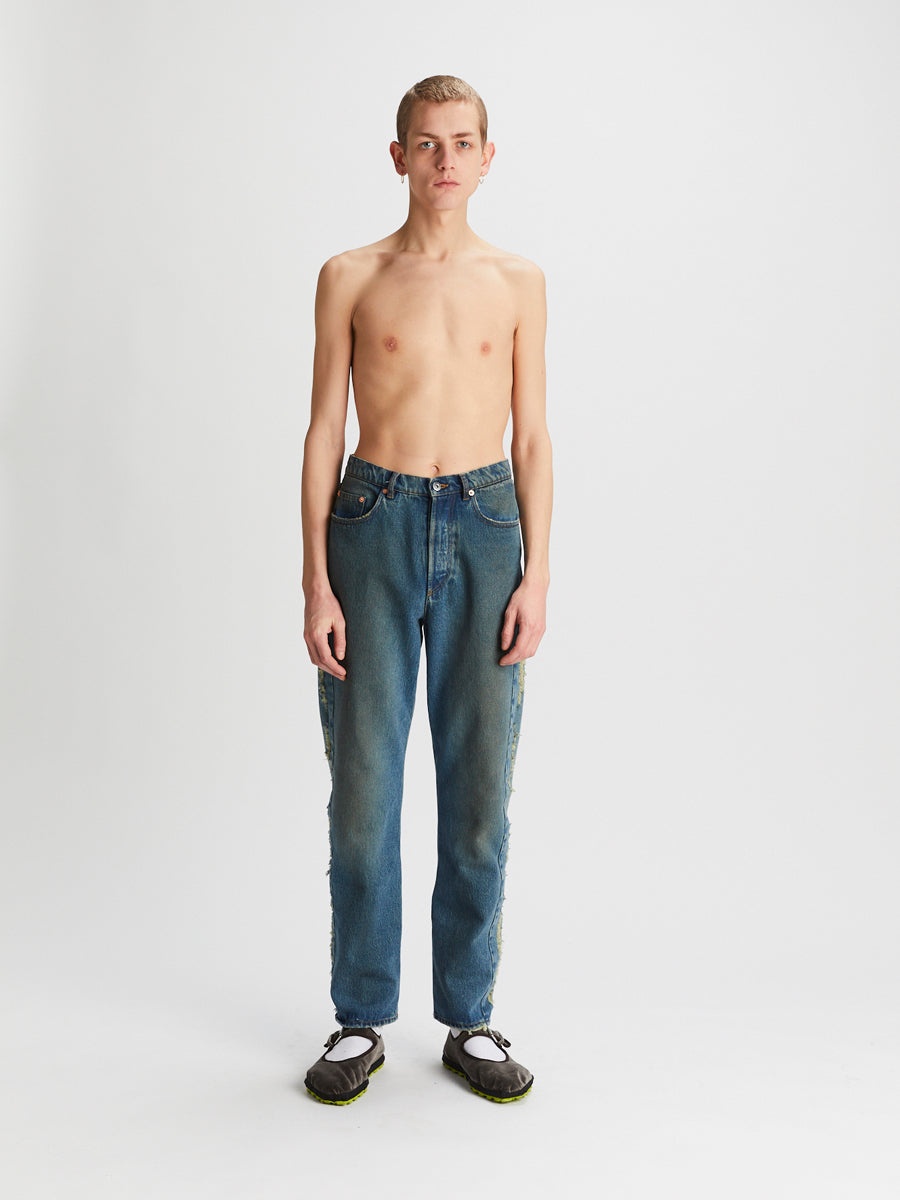 Magliano - Unregular Lametta Jeans Lametta Blue - 2
