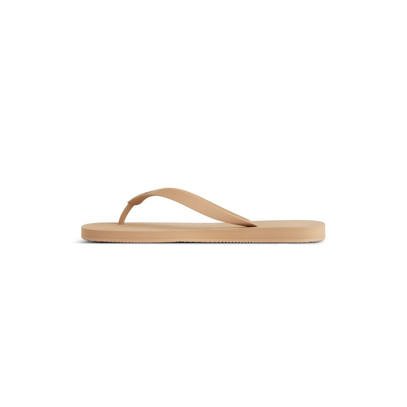BALENCIAGA Men's Thong Sandal in Beige outlook