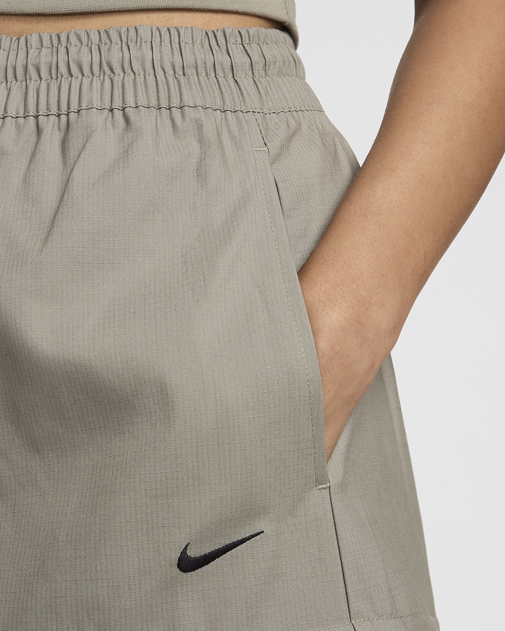 Women's Nike Sportswear Essential Mid-Rise Woven Cargo Midi Skirt - 4