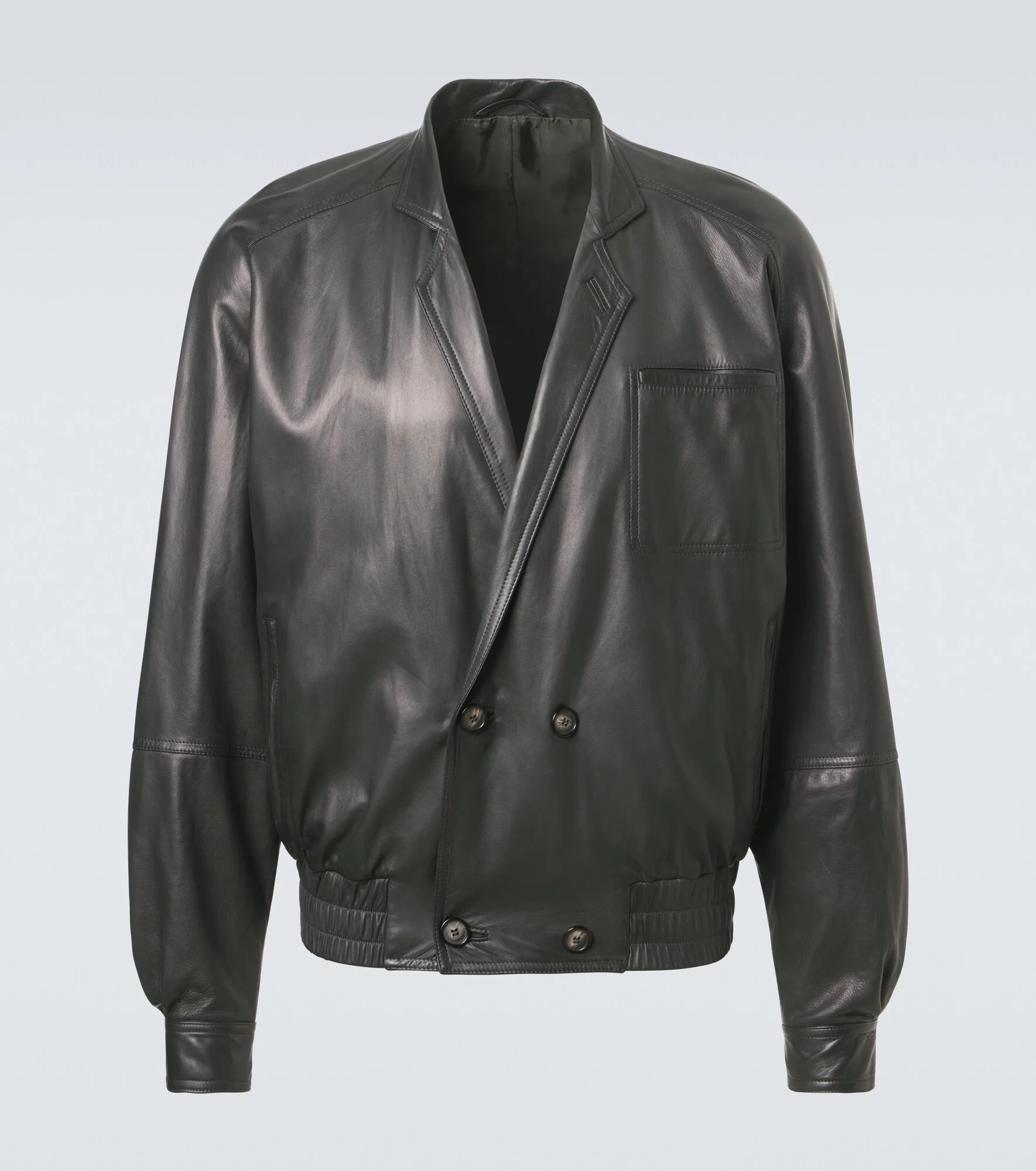 Archivio leather bomber jacket - 1