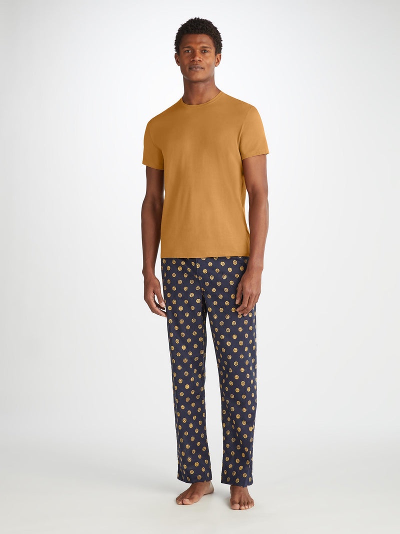 Men's T-Shirt Basel Micro Modal Stretch Gold - 3