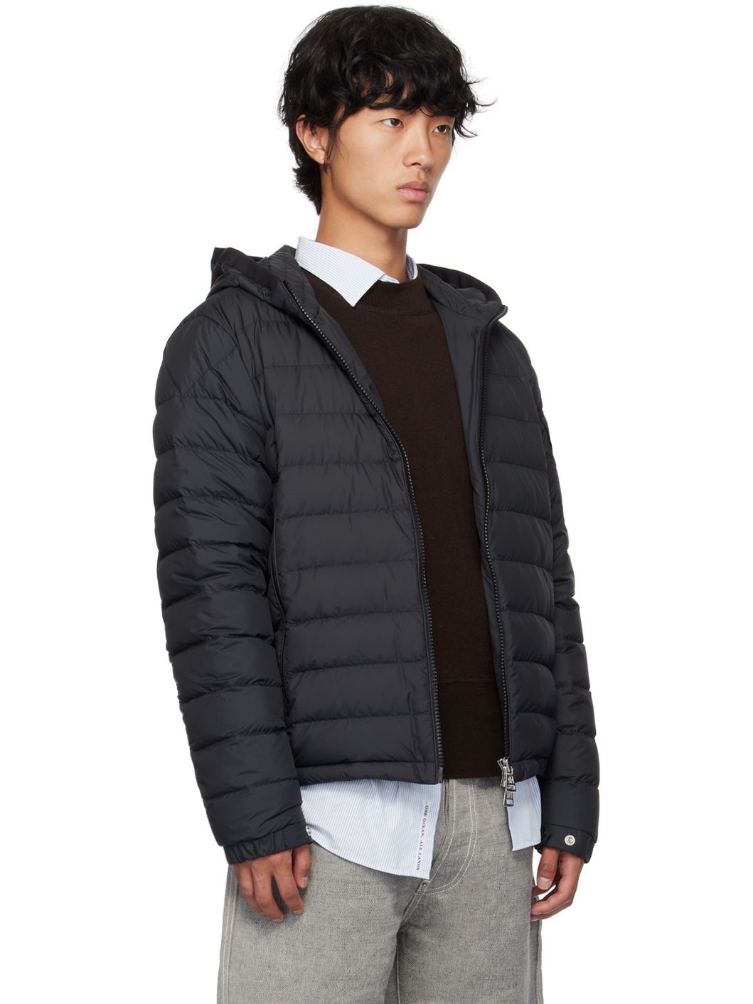 Black Galion Down Jacket - 2