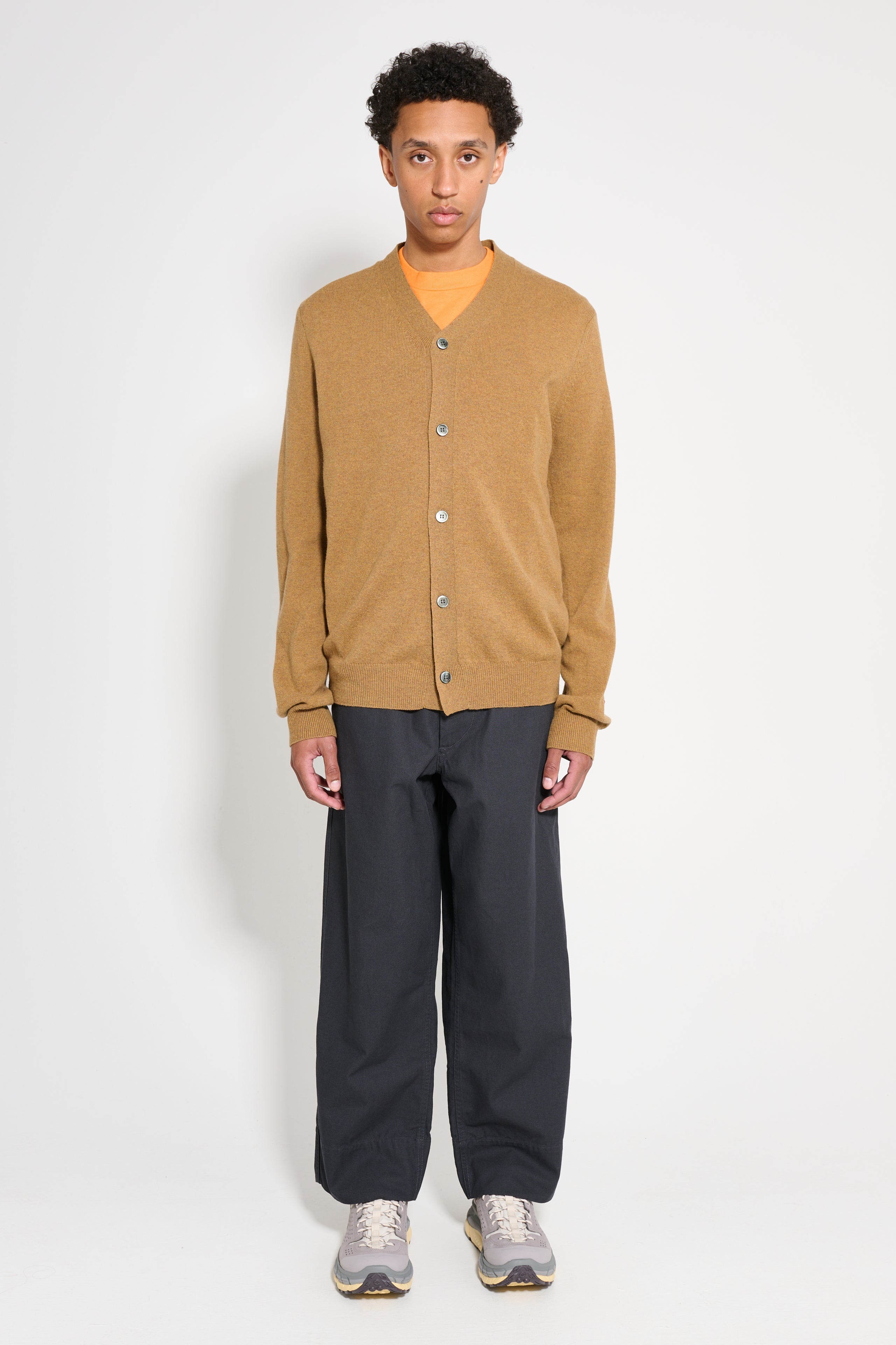 COMME DES GARÇONS PLAY KNIT CARDIGAN CAMEL - 2