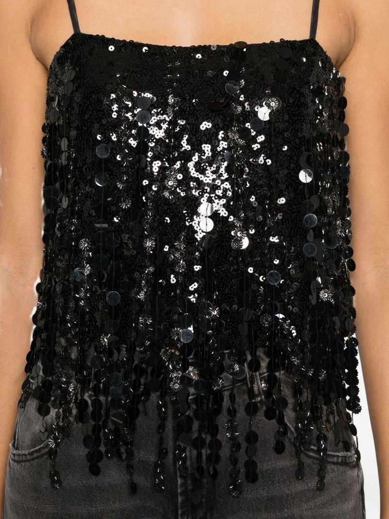 sequin fringed top 5