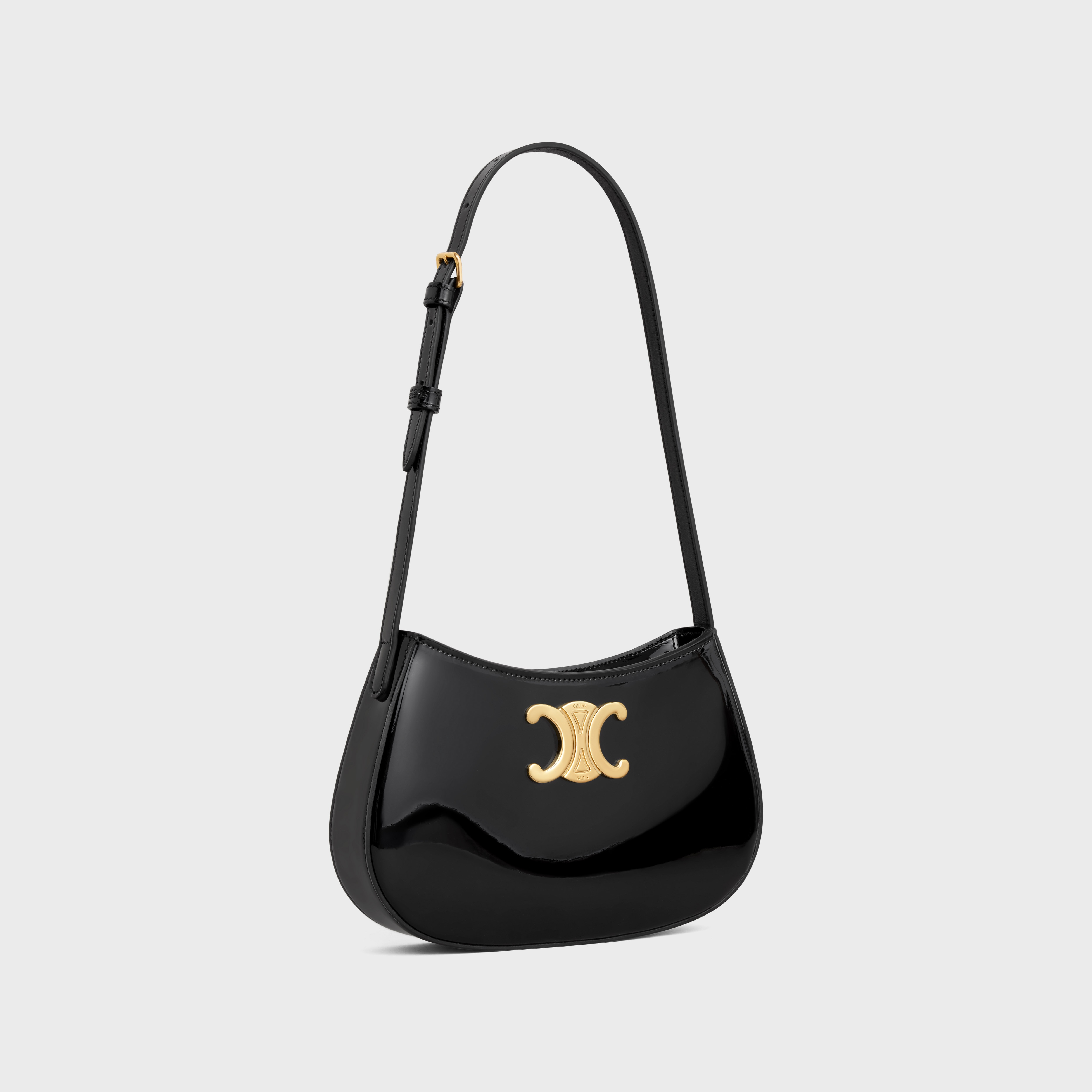 MEDIUM TILLY BAG in PATENT CALFSKIN - 2