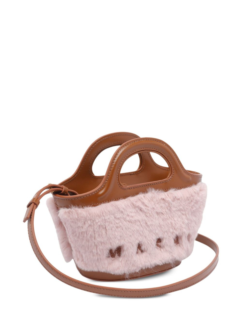 trimmed leather mini bag - 3