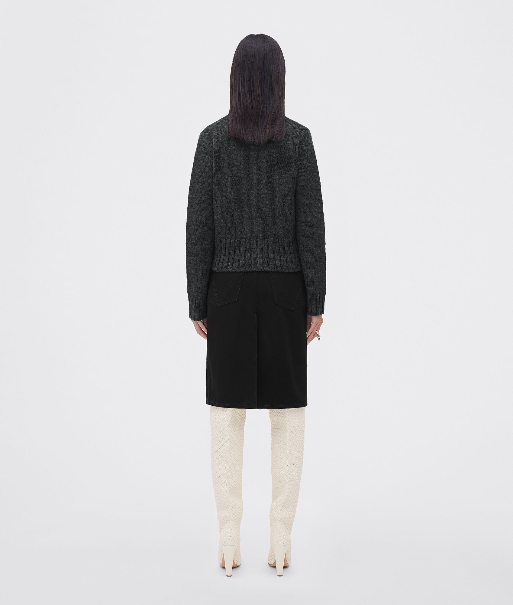 wool cashmere cardigan - 3